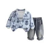 Синий набор из трех предметов