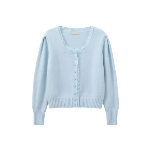 Another alley Небесно-голубой Женский Трикотаж