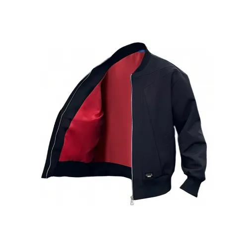 COMOWA Черный с съемным логотипом унисекс куртки