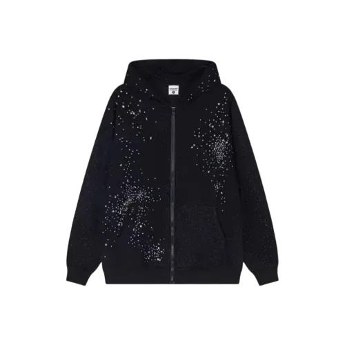 Wang Leshi Черный Женский Свитшот