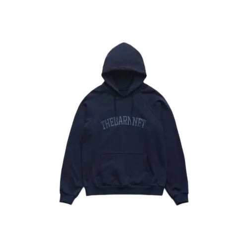 The Barnnet FW25 Eight Milk OVERSIZED Coma Pull Hoodie_Темно-синий Свитшот Unisex