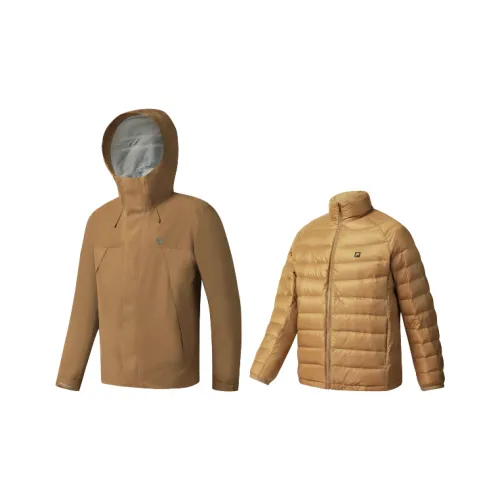 FILA Фитнес Водонепроницаемый Ветрозащитный Дышащий и Теплоизоляционный Ветровка Унисекс