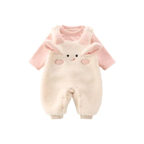 GOYN Одежда Комплекты Розовый Топ + Бежевый Низ Малыш Комбинезоны Ползунки