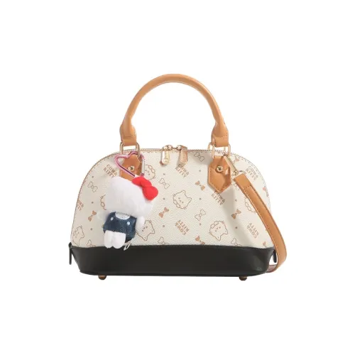 MARKANGARO ПУ (полиуретан) Сумка через плечо Стандартная Женская Экрю