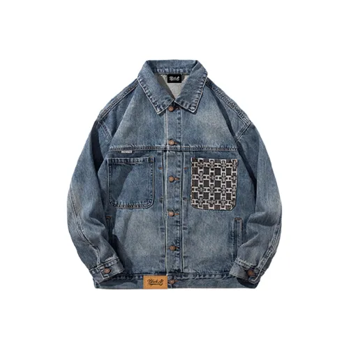 BLACK AT Синий Унисекс Куртки