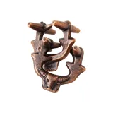 Голова быка, кнопка