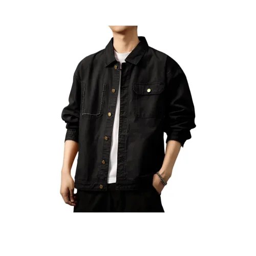 GUISE Осенняя куртка свободный крой унисекс