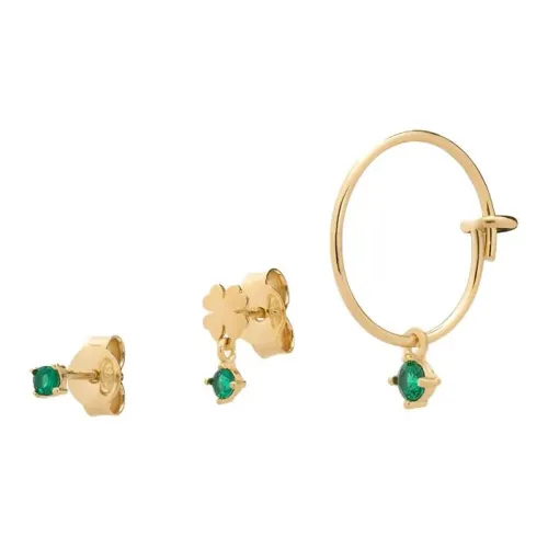 Rue Des Mille Серьги из стерлингового серебра 925 пробы унисекс золото