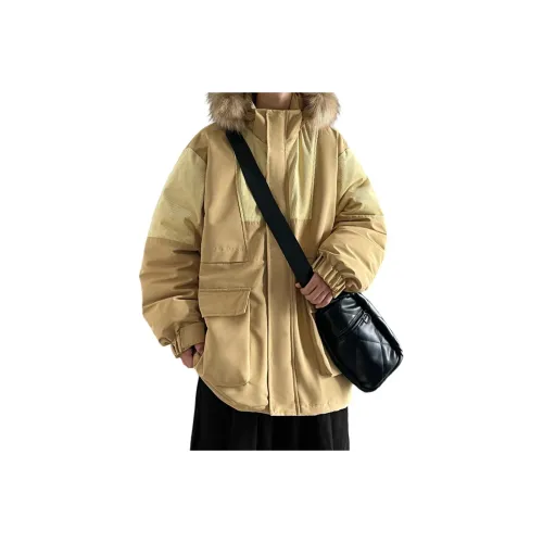 DINGFENGBAOLUO Хлопковый пуховик унисекс