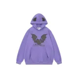 Флисовая подкладка фиолетового цвета