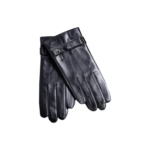 PIERRE CARDIN Овчина Перчатки Мужские Черные