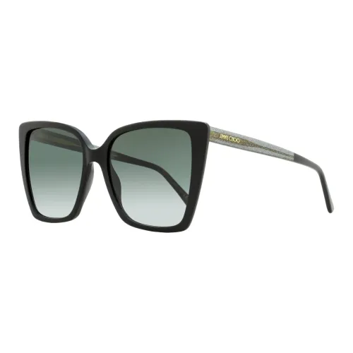 Jimmy Choo Ацетат Квадратные Солнцезащитные Очки Женские Черные