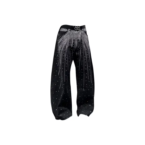 FA2LO Черные Унисекс Джинсы