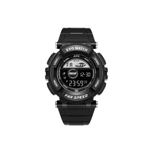 Zgo Need for Speed Collection Электронный механизм TPU ремешок Часы Мужские Многоцветный циферблат часов