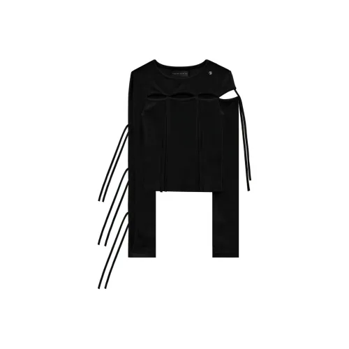 TREEMINGBIRD Черные Женские T-рубашки