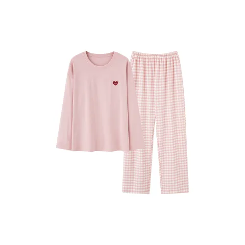MIIOW Pink Set Women's Pajama Sets
