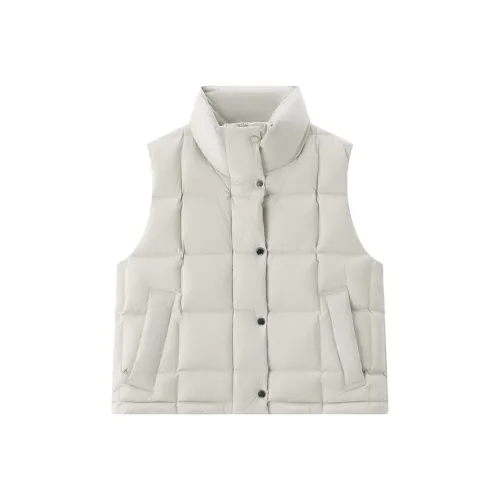 PEACEBIRD Мягкий Белый Женский Пуховик