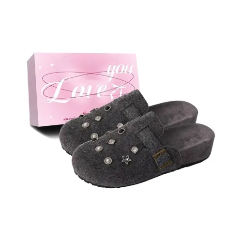 OSOCE Резиновая подошва Нет Особенный Эффект Домашние тапочки Женские