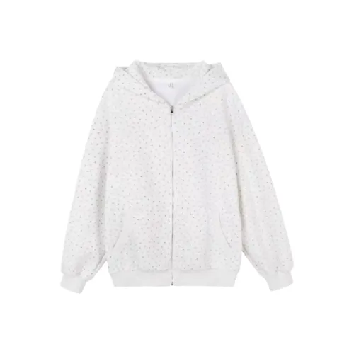 Wang Leshi Серый Женские Свитшоты