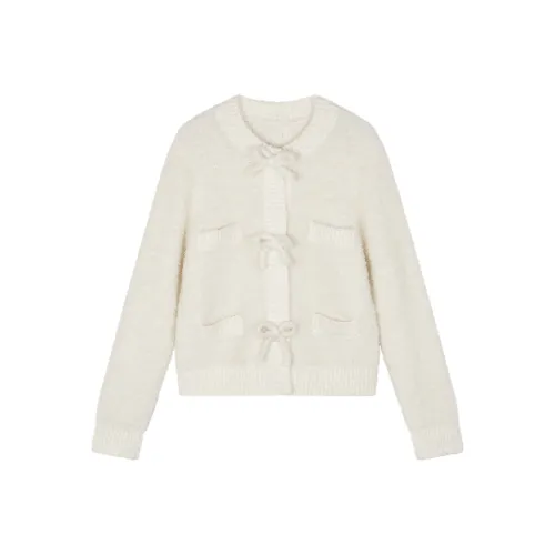 UOOYAA Экрю Женские Свитера