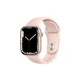 Песочный розовый - силиконовый, с обратной застежкой, ремешок