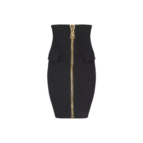 BALMAIN FW25 Повседневные короткие юбки Женские