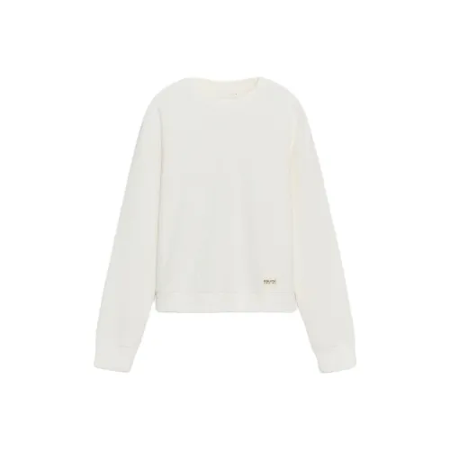 ZARA Морозный Белый Женский T-Рубашки