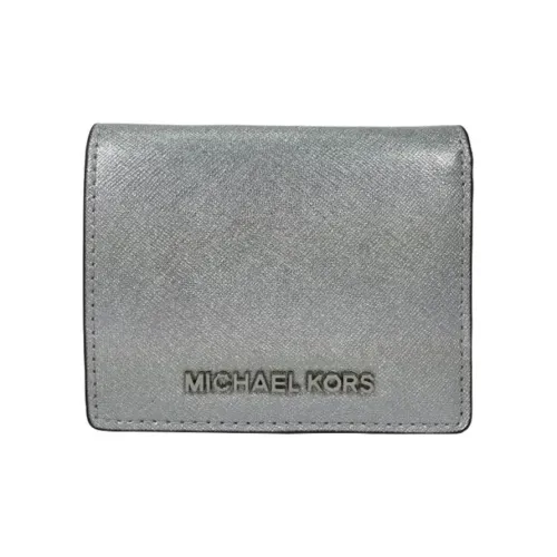 MICHAEL KORS MICHAEL KORS Коллекция сумок Jet Set Travel Кожа Кошелек Женский Серебряный