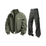 Армейский зеленый + Камуфляж K