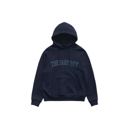 The Barnnet FW25 Eight Молоко Coma Пуловер Толстовка_Темно-синий Свитшот Женские