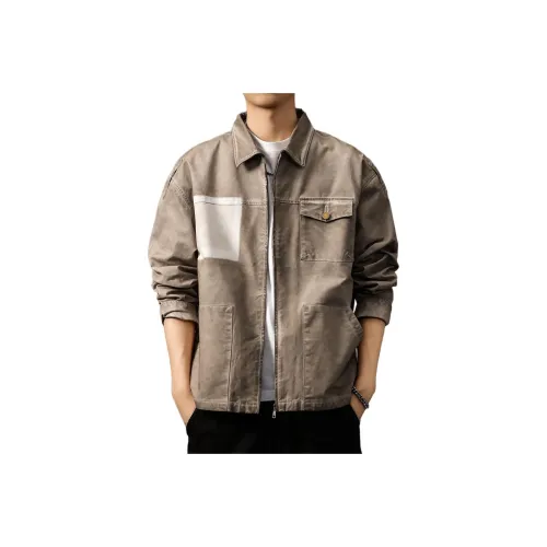 GUISE Осенняя куртка свободный крой унисекс