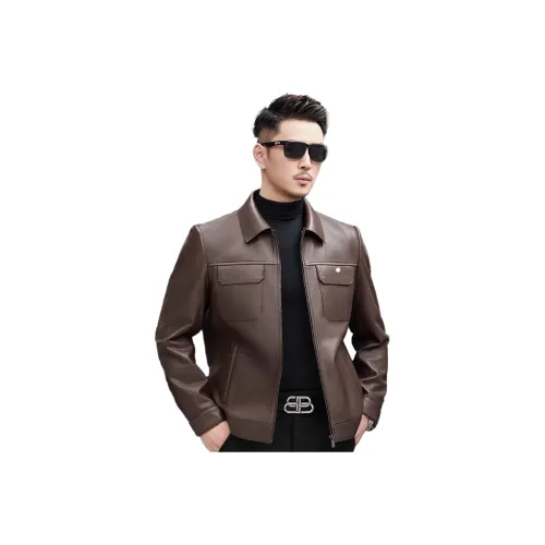 KAISER Натуральная кожа куртка унисекс