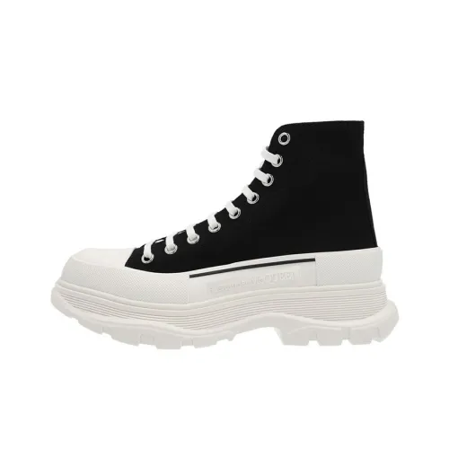 Alexander McQueen Tread Slick Носки Crew Скейтбординг Мужской Белый Черный