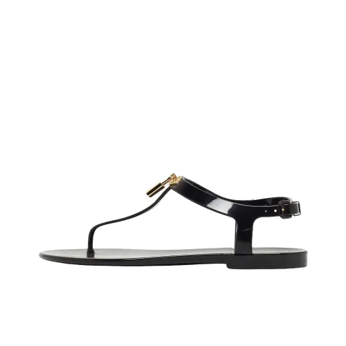 LOUIS VUITTON One Ремень Сандалии Женские Черные