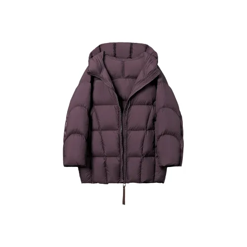 TOUCH Пуховик Женский Темно-фиолетовый