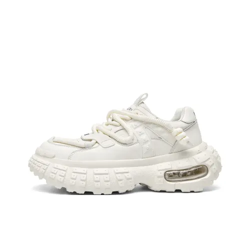 FAIRWHALE Классический и Универсальный Амортизация Увеличение Высоты Низкий Топ Толстая Подошва Мужские Кроссовки