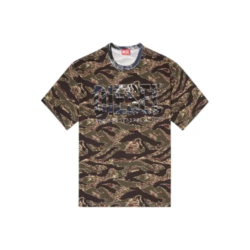 DIESEL Армия Зеленый Мужская Футболка