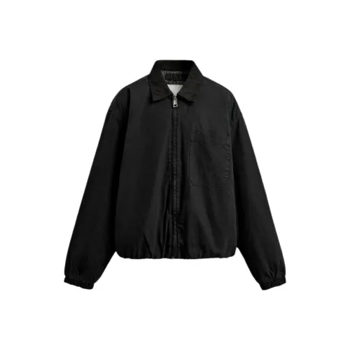 ZARA Мужские черные куртки