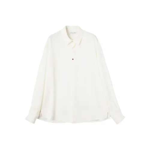 CULLNI FW25 Двойной Ткань Саржа Передняя часть FLY Подбородок TAB Рубашка Унисекс