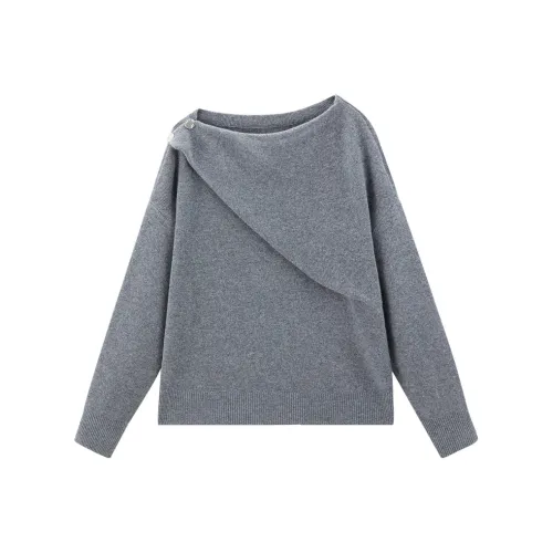 PEACEBIRD Кованый железный серый Женская трикотажная одежда