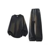 Комплект (Черный топ + Черные штаны)