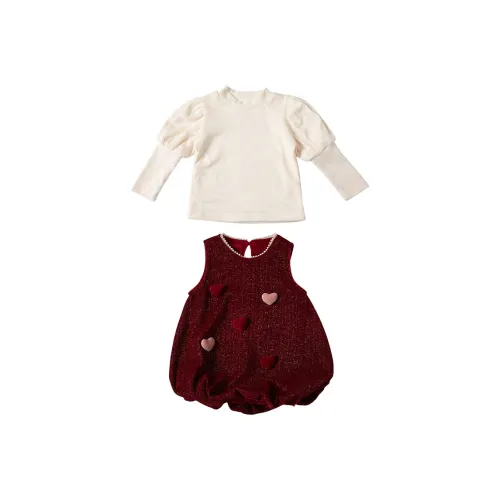 TIANMIAOMIAO Красный Предшкольные Комплекты с Юбкой