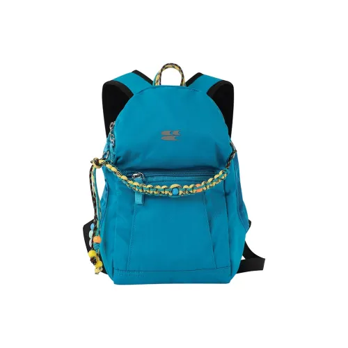 Crying Center Ткань Рюкзак Унисекс Яркий Озерно-голубой Оранжево-хаки