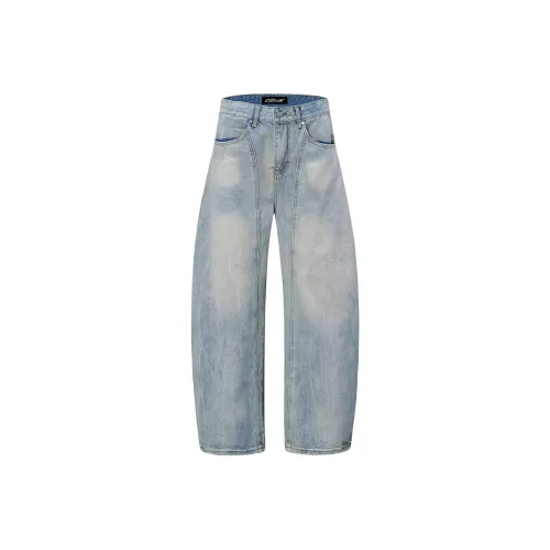 WELTER EXPERIMENT Blue Unisex Jeans WELTER EXPERIMENT Синий Унисекс Джинсы