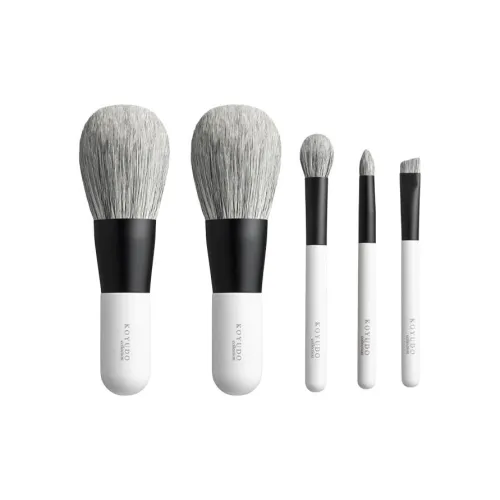 KOYUDO Круглый Комплект Одежды Sets Кисть для румянья Portable Мягкий Набор из пяти предметов