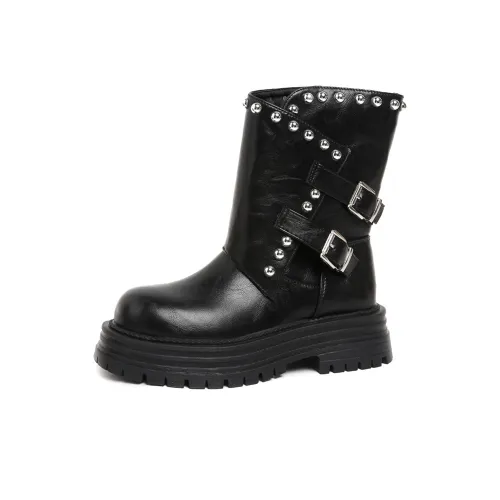 WUJI Crew Stud Martin Boots Женские