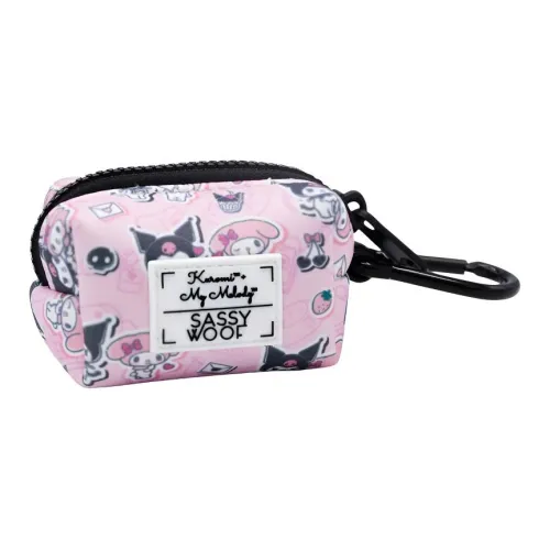 Sanrio × SASSY Woof Коллаборация Kumi My Melody Неопрен Путешествие Сумка для хранения Женская Розовая