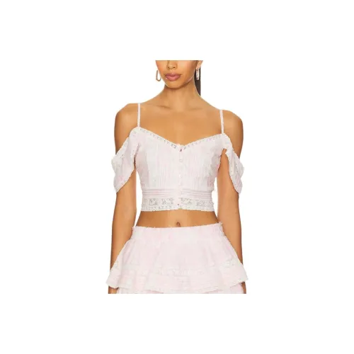 LOVESHACKFANCY Топ на бретелях Женский