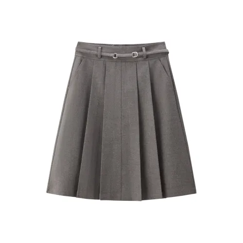 PEACEBIRD Повседневный Длинный Юбка Женские