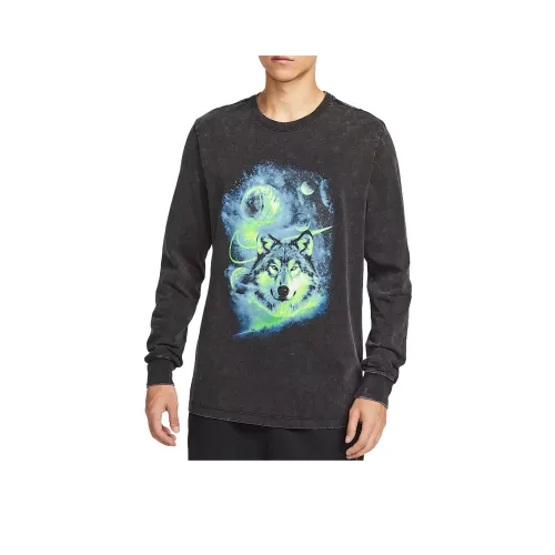 Черные мужские футболки Nike